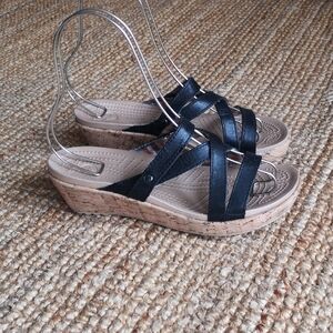 Crocs slip-on wedges